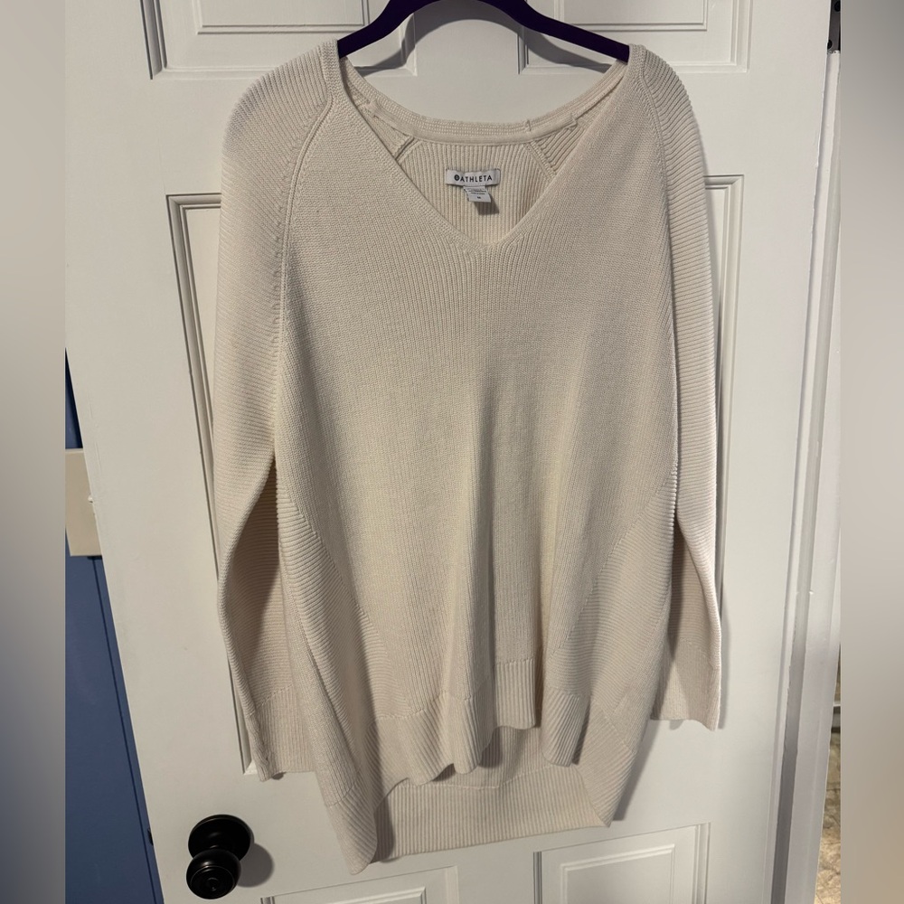 Athleta Hanover vneck sweater